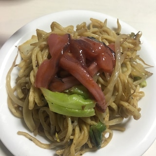 明太塩辛焼きそば